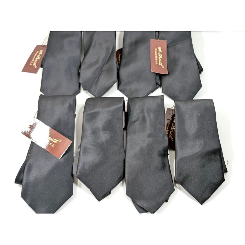 Lot of 8 St. Patrick Men's Black ties design SPT200